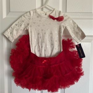 0/3 months baby girl Cherokee Onesie & Tutu